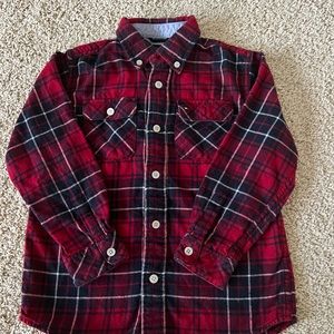 Tommy Hilfiger Long Sleeve Flannel.  Youth Size 5
